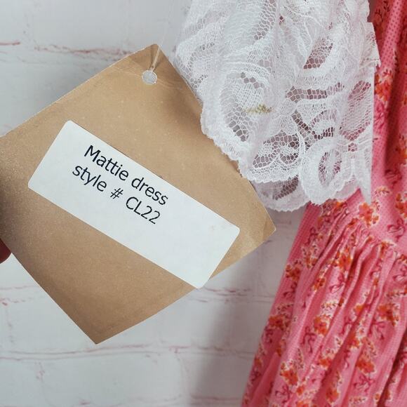 NEW Frontier Classics Mattie Dress XL Maxi Prairie Western Floral Colonial Rose - Picture 9 of 13